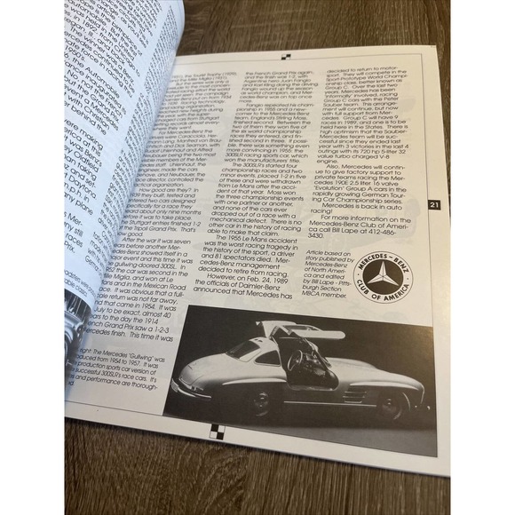 Pittsburgh Vintage Grand Prix Race Program 1989 Classic Autos Morgan Jaguar - Picture 16 of 16